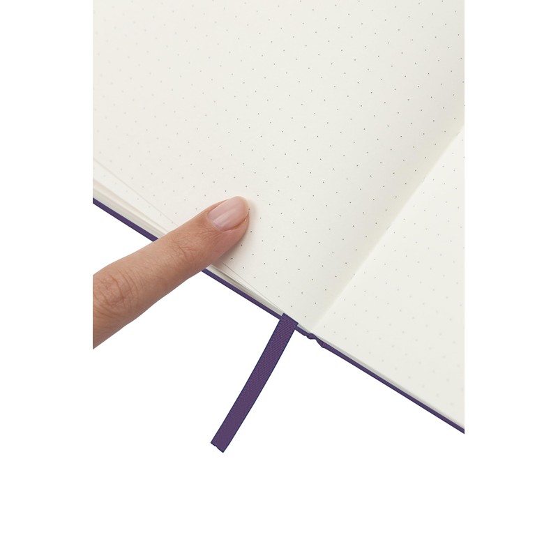 Bullet Journal A5 Dotted Notebook with Faux Leather Hardback Cover