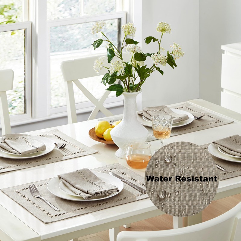 Newbridge Rectangle Fabric Placemats, Set of 4 Placemats, Fall Provence