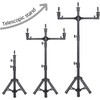AliLeader 50 Inch 3 Arms Wig Stand Tripod with Adjustable