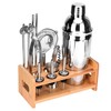 Lychee Professional Stainless Steel Cocktail Shaker (12-Piece)/Premium Cocktail Shaker Set/Cocktail