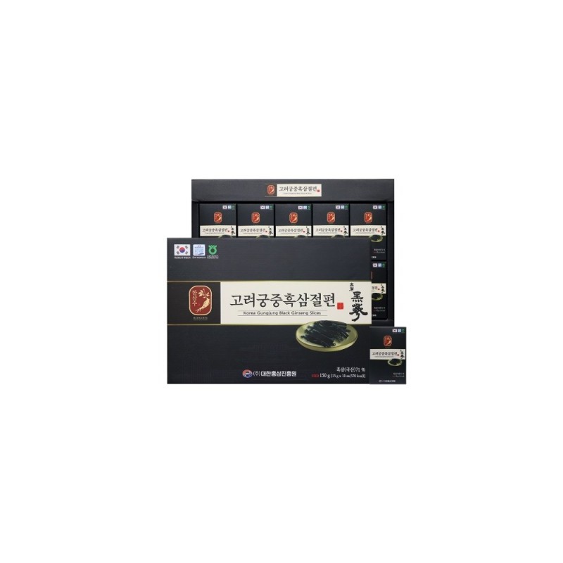 Hansamsu Goryeo Royal Black Ginseng Section 150g / 한삼수 고려궁중흑삼절편