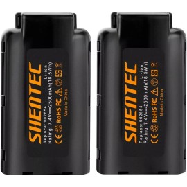 Paslode 2 Pack 7.4V 2.5Ah Battery Compatible with Paslode 902654 902600 B20543A