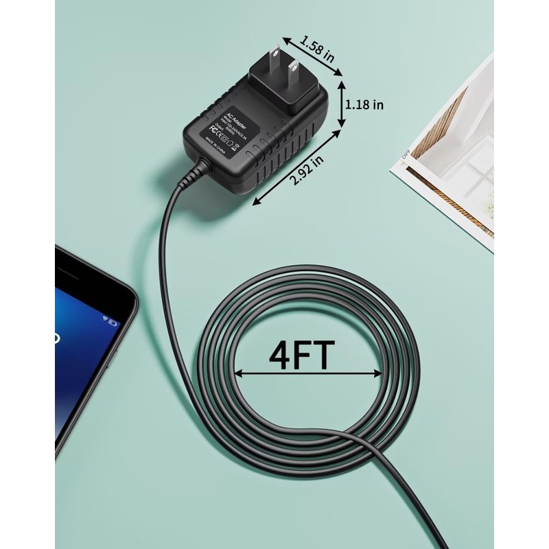 RXQMXG 7.5V DC Charger Power Adapter Compatible with KIDTRAX Marshall