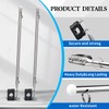 2 Pack Universal Boat Flags with Boat Flag Poles, Stainless