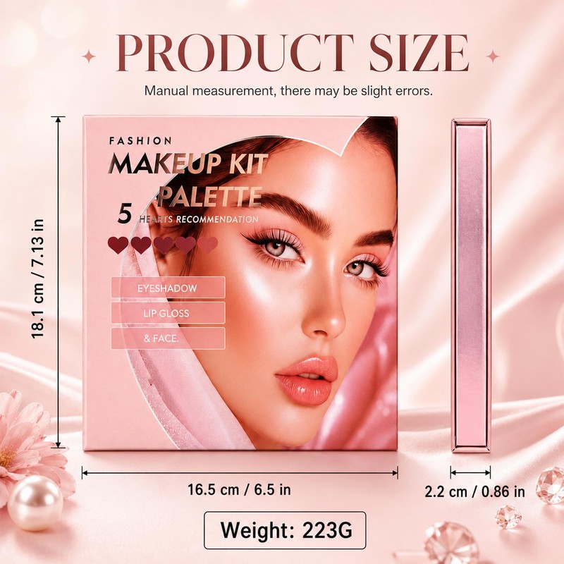 BSPAINTING All in One Makeup Gift Set for Women Teens,