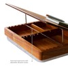 Rossie Home Acacia Wood Easel Lap Desk with Storage -