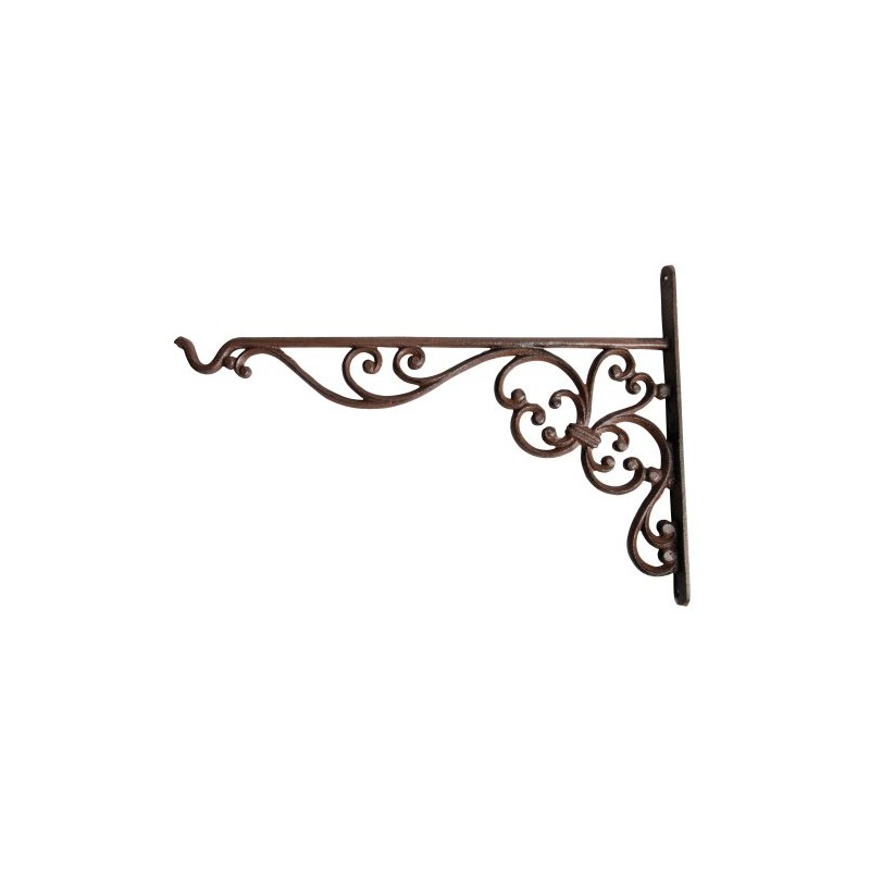Esschert Design Decorative Hanging Basket Brackets, Hanging Basket Hooks, XL,