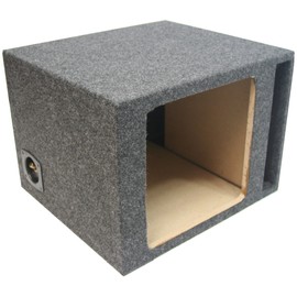 American Sound Connection Car Audio Single 12" Vented Square Sub Box Enclosure fits Kicker L7 Subwoofer