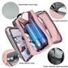 WANDF Toiletry Bag Water-Resistant Nylon Travel Wash Bag Lightweight Dopp
