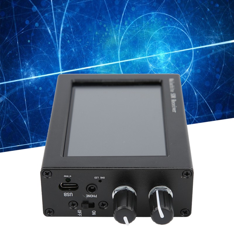 SDR Receiver Long/Short/Medium Wave Signal Analyzer with Antenna 3.5in Touching