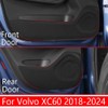 LUNQIN Car Protector Door Anti Kick Pad for Volvo XC60