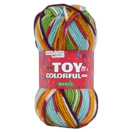 NASKA N-101 New Toy Colorful Yarn, Medium Thick, Col.321, Multi, 1.1 oz (30 g), Approx. 265.4 ft (75 m)