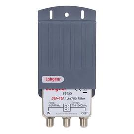 TV Signal Filter Labgear LTE 700, 5G & 4G Masthead Outdoor Interference Filter with F-Connections