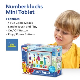Numberblocks Mini Tablet Toy - Count With Number Blocks and Learn Basic Maths Skills - Perfect for Interactive Play & Child Development, Features 4 Fun Activities, Fully Portable, 3+ Years