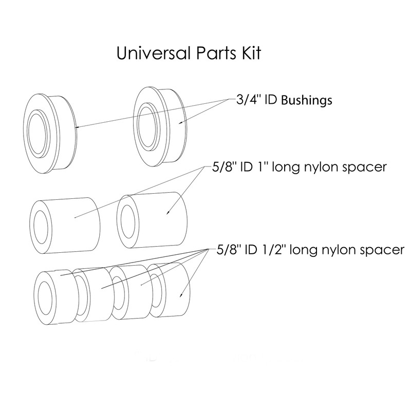 Universal Fit, Flat Free Wheelbarrow Tire and Wheel Assembly with