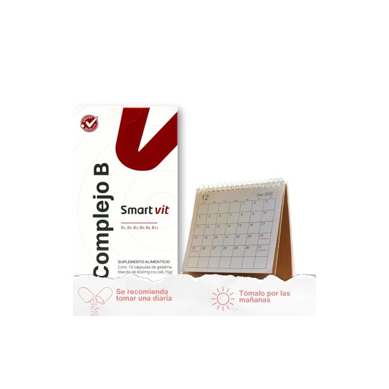 SMART VIT Paquete de 3 piezas Complejo B Smart Vit