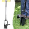 Colwelt Bulb Planter Tool Long Handle, Serrated Base Gardening Bulb