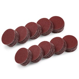 SPEEDWOX 100pc 1 Inches Sanding Discs Hook and Loop Sandpaper 120 Grit Sander Disc Sanding for Drill Grinder Rotary Tools No Hole