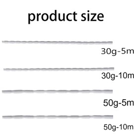 SZKKQKJ Heavy lead chain, lead tape, specialist quality, lead tape for curtains, 5 m (50 g - 5 m) heavy lead chain, curtain weight, for curtains, fabrics, mosquito net