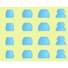 Blue Ear Tips Replacement for Beats Flex Earbuds, JNSA 8