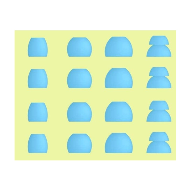 Blue Ear Tips Replacement for Beats Flex Earbuds, JNSA 8