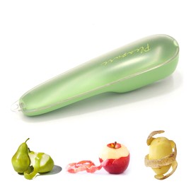 Peeler with Container, Fruit and Vegetable Peeler with Storage, Vegetable Peeler with Container, Vegetable Peeler with Storage Container for Kitchen, for Carrots Apple Potato (Green)