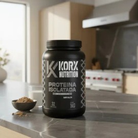 Proteina 100% Whey Hidrolizada Korx Nutrition Suplement 1kg Galleta