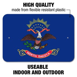 GRAPHICS & MORE North Dakota State Flag Home Business Office Sign