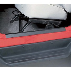 Rugged Ridge 11216.01 Black Entry Guard Kit, 2 Pair, 97-06 Jeep Wrangler TJ & 04-06 Jeep Wrangler LJ Unlimited