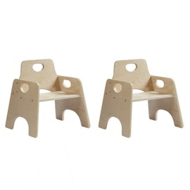 ECR4Kids Chair, 8", Natural