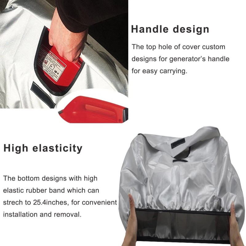 YMT Generator Waterproof Storage Cover for Honda Generator EU2000i EU2200i