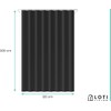 Loti Living Anti-Mould Shower Curtain - 120 x 200 cm