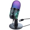 Fixash Condenser Microphone, USB Microphone, Gaming Microphone, PC, Dynamic, Tabletop,