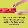 Chef'n Burger Mold Hamburger Press Patty, Freezer Container