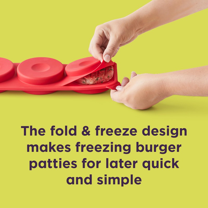 Chef'n Burger Mold Hamburger Press Patty, Freezer Container