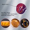 Round Emergency Strobe Lights,12-24V Rotating Beacon Light Emergency Warning Lights