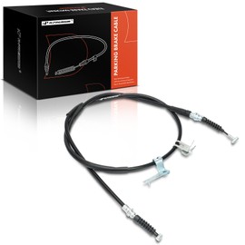 A-Premium Rear Passenger Side Parking Brake Cable Assembly Compatible with Mazda Models: Protege 2001-2003, Protege5 2002-2003 - Replace# GE7C44410D