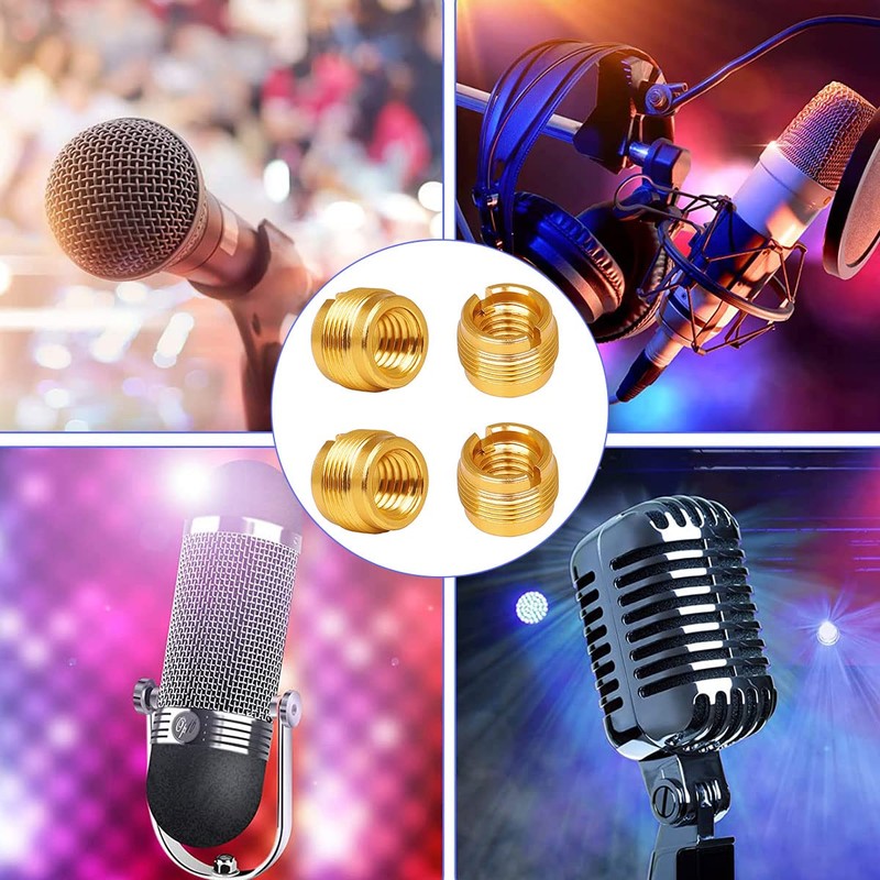 Microphone Screws, Microphone Stand Adapter, Microphone Screw Adapter, 3/8 Female
