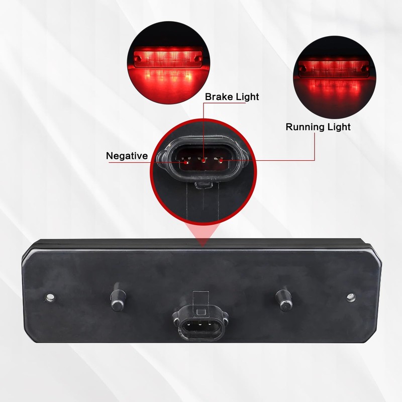smotrcc Smoked UTV Brake Tail Lights LED Taillights Compatible with