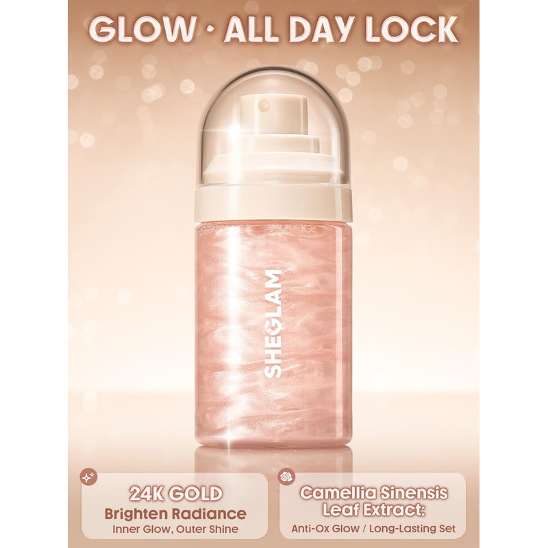 SHEGLAM Light Me Up Luminous Waterproof Makeup Long Lasting Setting