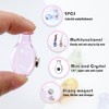 Nuvretk 2PCS Mini Glass Cat Whisker Vase - Fridge Magnet