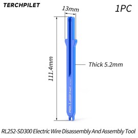 TerchPilet E-Tube Di2 Plug Cable Tool for Shimano – Lightweight Polymer, Easy Installation & Removal for SD300 Cables (Compatible with 12-Speed R7170/R8170/R9250)