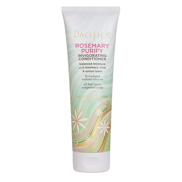 Pacifica Beauty Rosemary Purify Invigorating Conditioner, For All Hair Types and Congested Scalp, Vegan & Cruelty Free, 8 Fl Oz