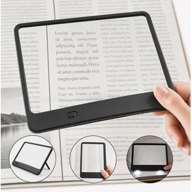 Toolzia Full Page Magnifying Sheet with LED Light