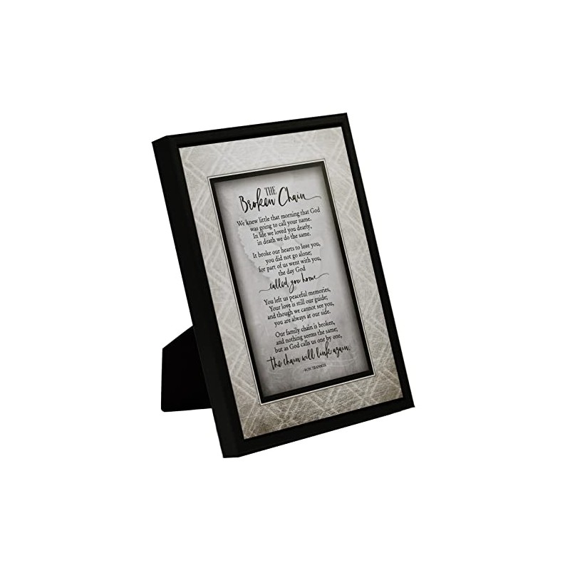 DEXSA Broken Chain Wood Frame Plaque - Made in the
