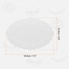 sourcing map 300pcs Lace Paper Doilies 7.3 x 5.5 Inch