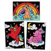 Baker Ross FE258 Unicorn Colour-in Pictures - Pack of 10,