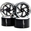 HOBBYSOUL 2.2 Beadlock Wheels Wide 40mm Adjustable Offset Rims for