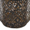 2pcs Outdoor Hanging Solar Lanterns IP65 Waterproof Solar Wrought Iron