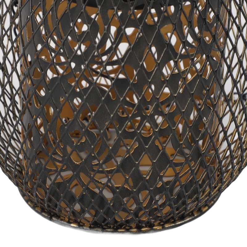 2pcs Outdoor Hanging Solar Lanterns IP65 Waterproof Solar Wrought Iron
